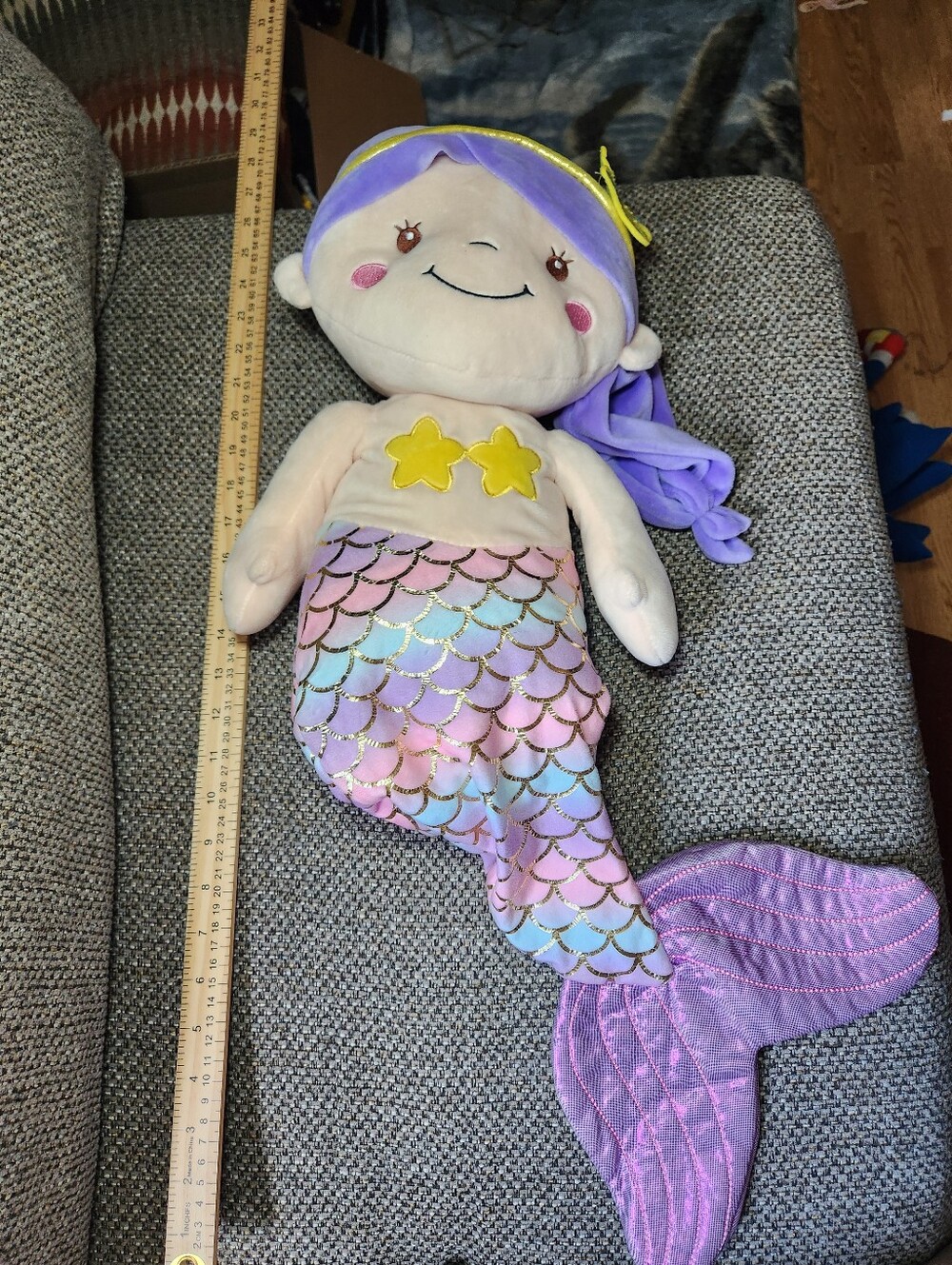 HugFun mermaid princess plush doll
